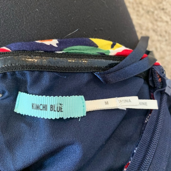 Urban Outfitters strapless floral dress with keyhole back - Picture 4 of 5